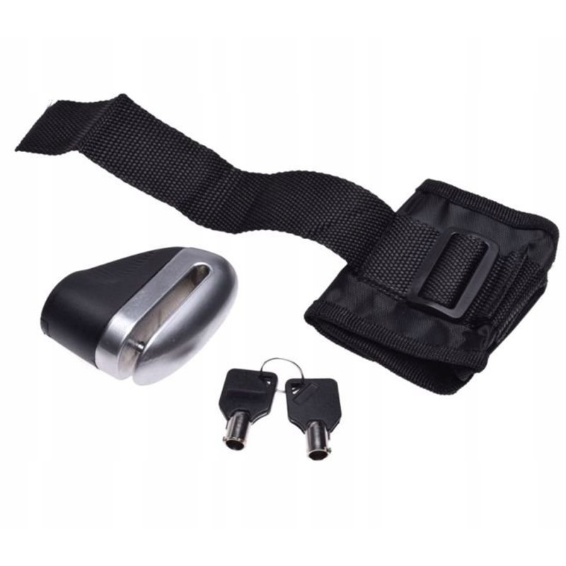 Lock securing motorcycle quad atv 5 5x40x6