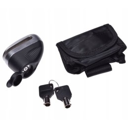 Lock securing motorcycle quad atv 5 5x40x6