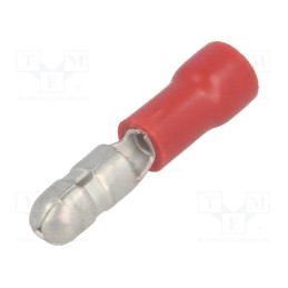 20 pcs x NINIGI - ST-040/R - Terminal: round, male, Ø: 4mm, 0.5÷1.5mm2, crimped, for cable, red