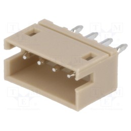 20 pcs x JOINT TECH - A1500WV-4P - Socket, wire-board, male, 1.5mm, PIN: 4, THT, 100V, 1A, tinned, 20mΩ