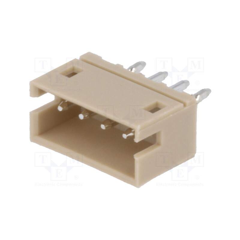 20 pcs x JOINT TECH - A1500WV-4P - Socket, wire-board, male, 1.5mm, PIN: 4, THT, 100V, 1A, tinned, 20mΩ