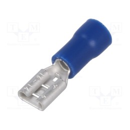 20 pcs x NINIGI - ST-004/B - Terminal: flat, 4.8mm, 0.5mm, female, 1.5÷2.5mm2, crimped, blue