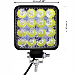 LED halogen work lamp 48w searchlight quad atv cf