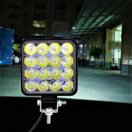 LED halogen work lamp 48w searchlight quad atv cf