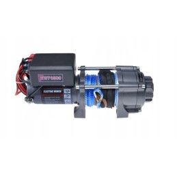 ATV winch, load capacity 1587 kg, 12v synthetic cable