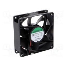 1 pcs x SUNON - EF80251S3-1000U-A99 - Fan: DC, axial, 12VDC, 80x80x25mm, 56.06m3/h, 28dBA, slide bearing