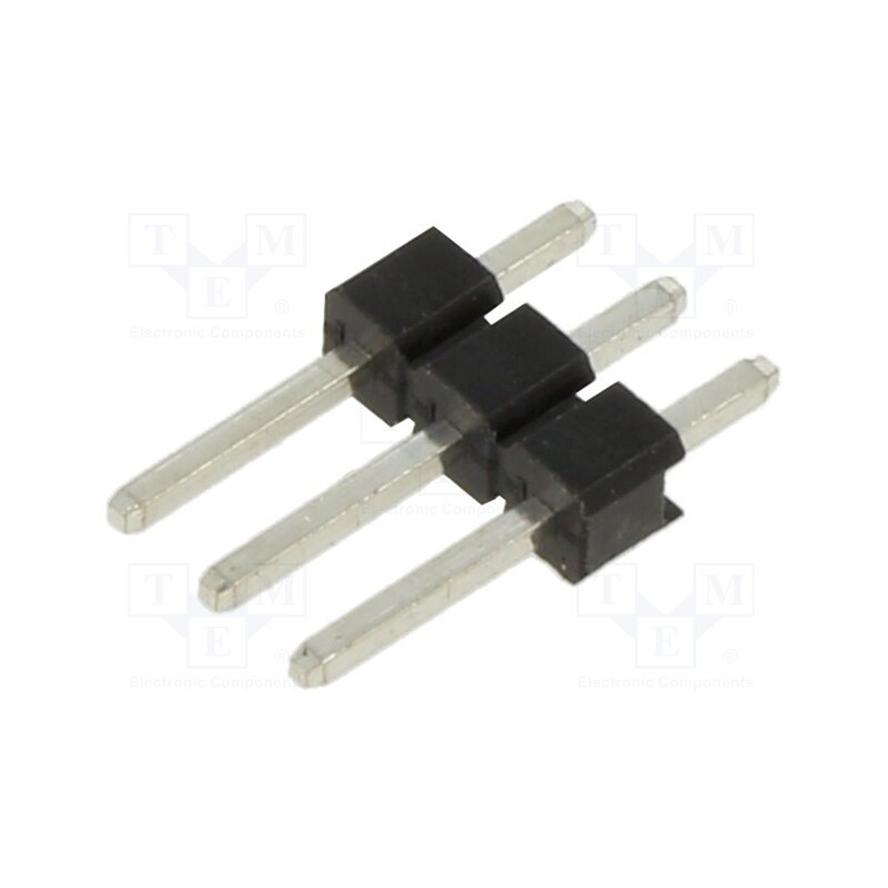 20 pcs x HARWIN - M20-9990346 - Pin header, pin strips, male, 2.54mm, PIN: 3, THT, on PCBs, tinned