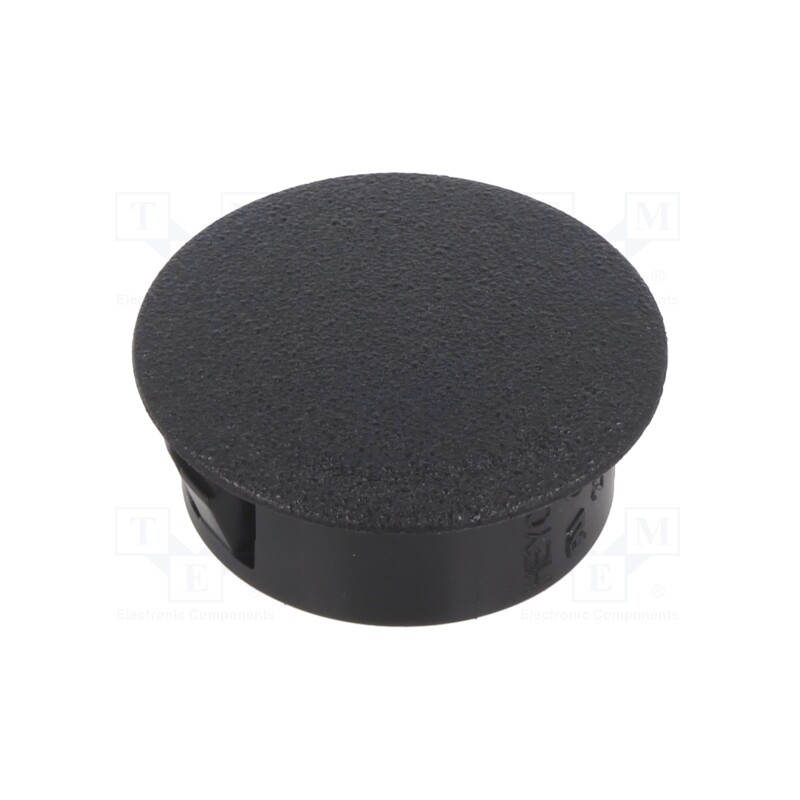 10 pcs x KEYSTONE - 8607 - Stopper, polyamide, Wall thick: 0.8÷1.6mm, H: 11.5mm, black