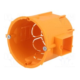 5 pcs x PAWBOL - A.0006LP - Enclosure: junction box, Ø: 60mm, Z: 62mm, plaster embedded, IP30