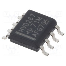 1 pcs x TEXAS INSTRUMENTS - SN65HVD267D - IC: interface, transceiver, 2Mbps, 4.5÷5.5VDC, SO8, -40÷125°C,