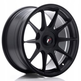 JR11 17x8 25 ET35 Blank Matt Blck aluminum rim