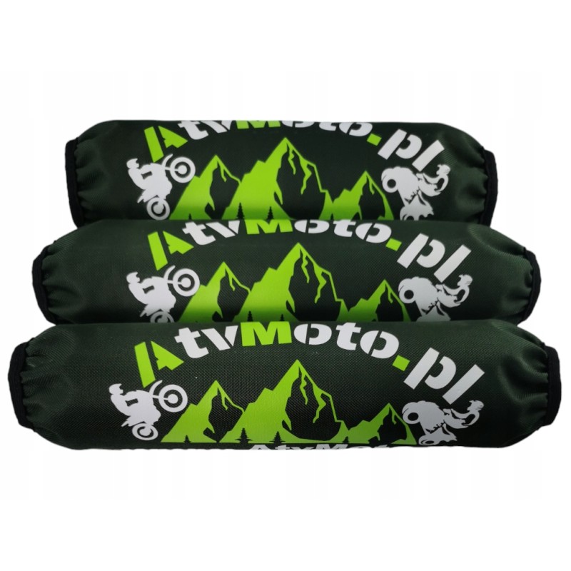 Universal shock absorber covers for atvmoto dark olive green quads sport