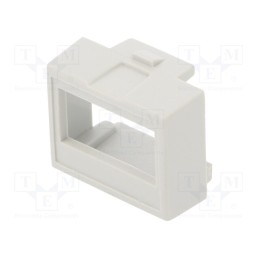 5 pcs x ITALTRONIC - P05010210T - Terminals cover, 1M Modulbox One, grey, Holes no: 1, 6.35mm