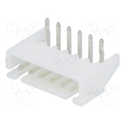 20 pcs x JOINT TECH - A2501WR-6P1 - Socket, wire-board, male, A2501, 2.5mm, PIN: 6, THT, 250V, 3A, tinned