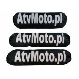 Shock absorber covers, dark olive green