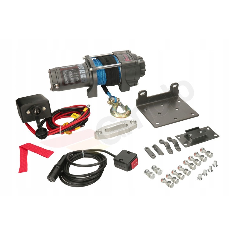 Winch 2500 lbs ATV Quad 4x4 rope remote control set