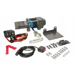 Winch 2500 lbs ATV Quad 4x4 rope remote control set