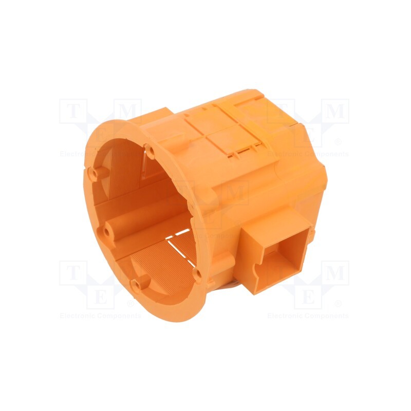5 pcs x JONEX - PK-60/60Ł ORANGE - Enclosure: junction box, Ø: 60mm, Z: 60mm, plaster embedded, deep