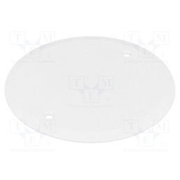 5 pcs x PAWBOL - A.0054 - Cover, 81mm, polypropylene PP, white, PW-A.0002P,PW-A.0044P