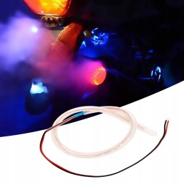 LED exhaust pipe lighting for quad motorcycle