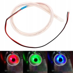 LED exhaust pipe lighting for quad motorcycle