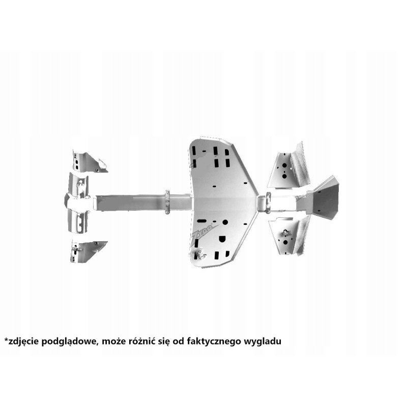 Can am outlander max g1 2006 2011 bottom covers