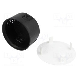 5 pcs x PAWBOL - A.0004 - Enclosure: junction box, Ø: 80mm, Z: 44mm, plaster embedded, IP30