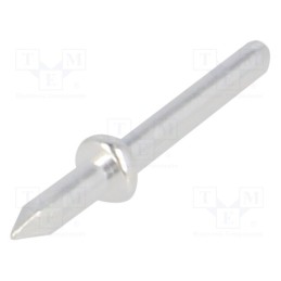 20 pcs x VOGT - 1364P.61 - Tip: solder pin, THT, silver plated, brass, Ø: 1mm