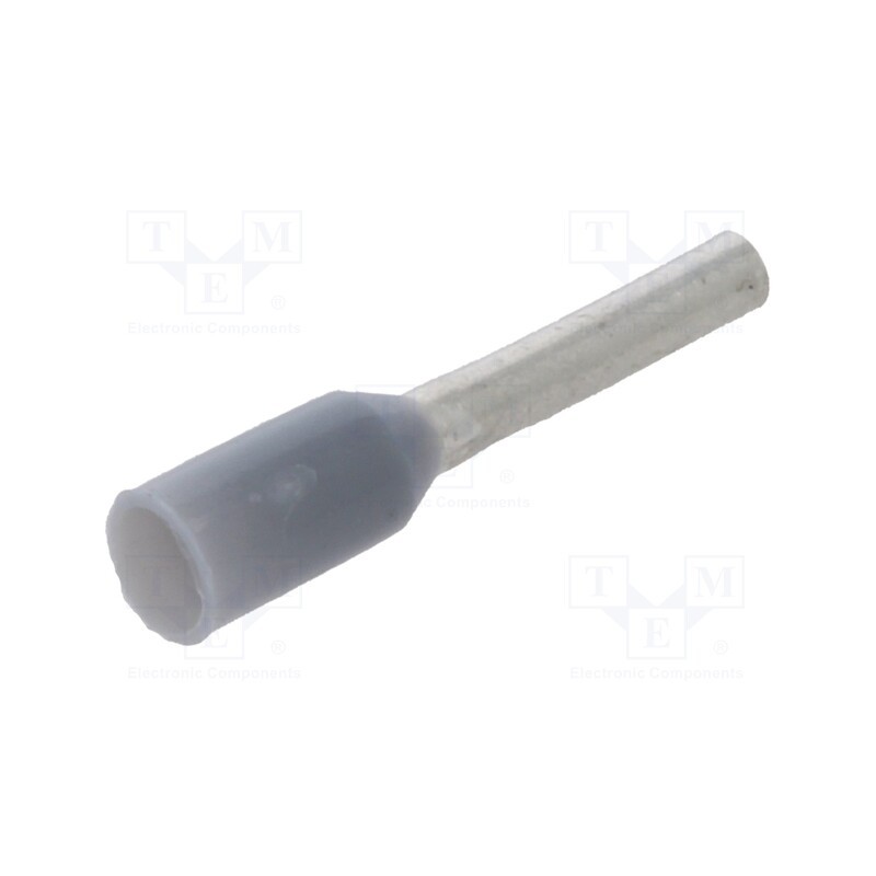 20 pcs x TE Connectivity - 966066-5 - Tip: bootlace ferrule, insulated, copper, 0.14mm2, 6mm, tinned