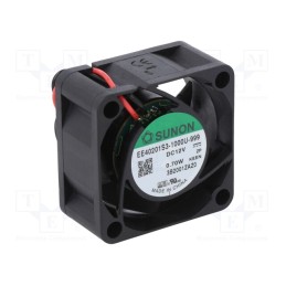 1 pcs x SUNON - EE40201S3-1000U-999 - Fan: DC, axial, 12VDC, 40x40x20mm, 10.69m3/h, 16.5dBA, 5000rpm