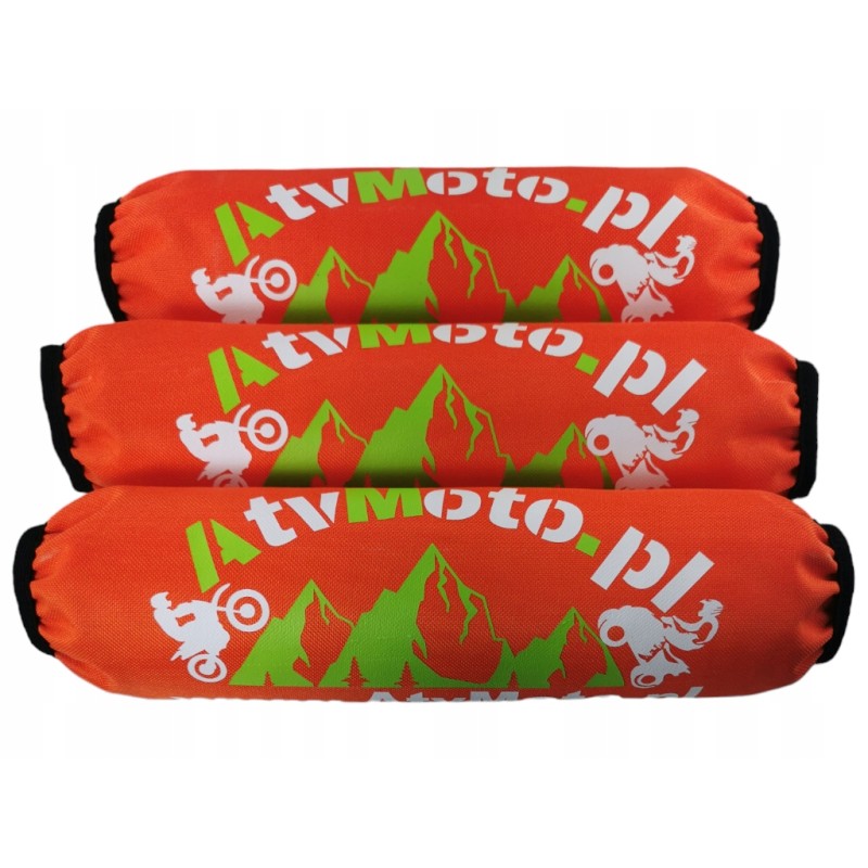 Universal shock absorber covers for atvmoto orange sports quads