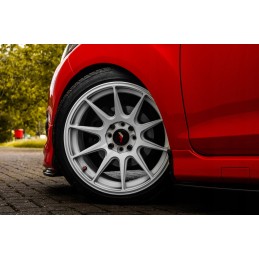 JR11 17x8 25 ET35 Blank White aluminum rim