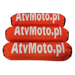 Universal shock absorber covers, orange