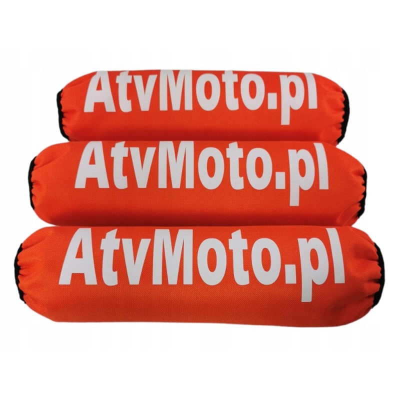 Universal shock absorber covers, orange