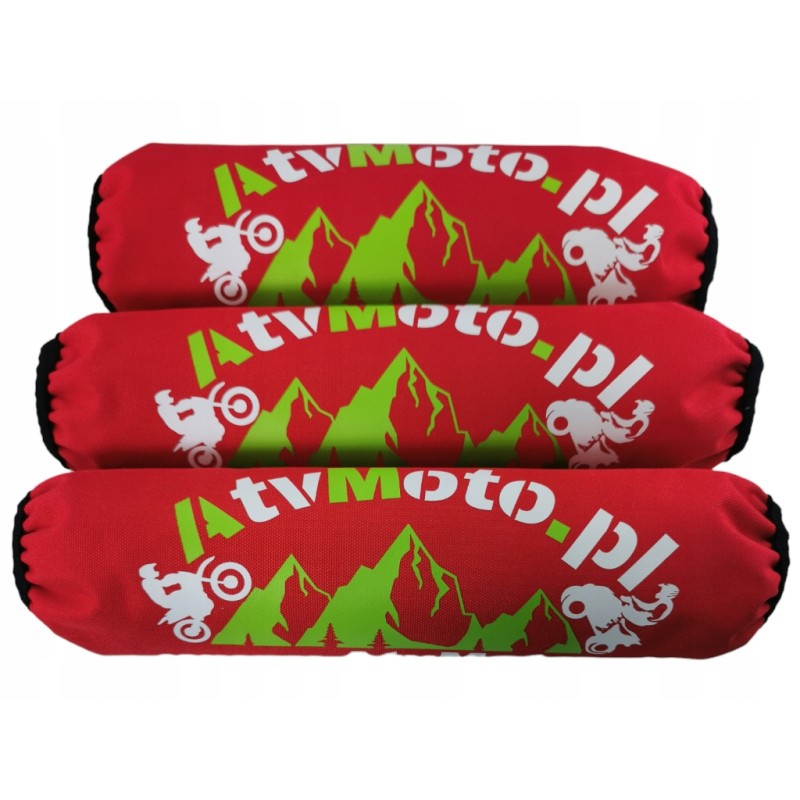 Universal shock absorber covers for atvmoto red sports quads