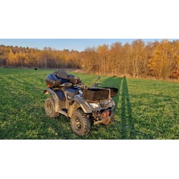 Trunk with seat, backrest and lamp model R75