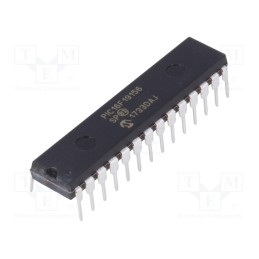 1 pcs x MICROCHIP TECHNOLOGY - PIC16F19156-I/SP - IC: PIC microcontroller, 28kB, 32MHz, I2C,SPI,UART x2, 2.3÷5.5VDC