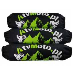 Universal shock absorber covers for atvmoto black sports quads