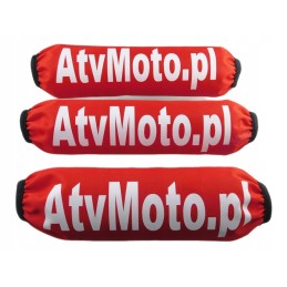 ATVmoto shock absorber covers, red