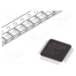 1 pcs x MICROCHIP TECHNOLOGY - ATMEGA4809-AFR - IC: AVR microcontroller, TQFP48, 256BEEPROM,4kBSRAM,48kBFLASH