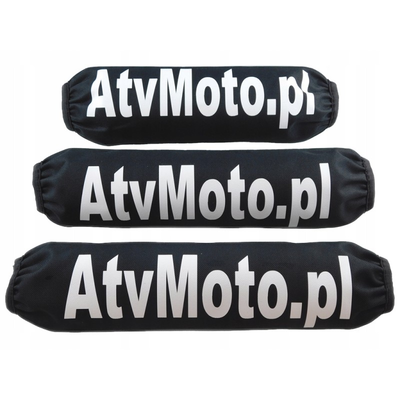 Shock absorber covers for black sports quads