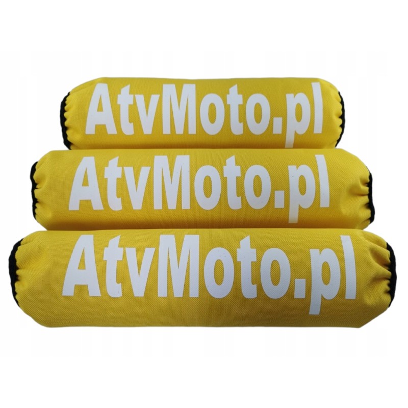 ATVmoto shock absorber covers, yellow