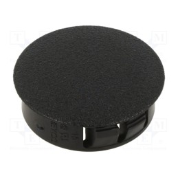 10 pcs x KEYSTONE - 8609 - Stopper, polyamide, Wall thick: 0.8÷1.6mm, H: 11.5mm, black