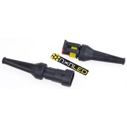 Connector 2x plug connector lamp halogen LED panel