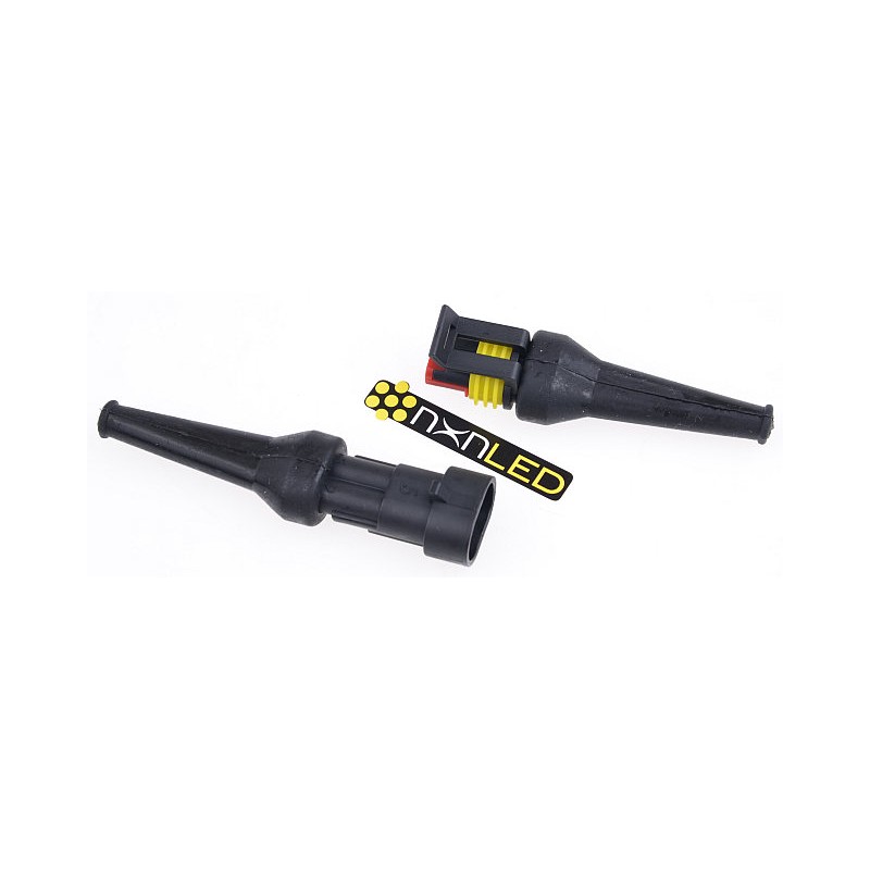 Connector 2x plug connector lamp halogen LED panel