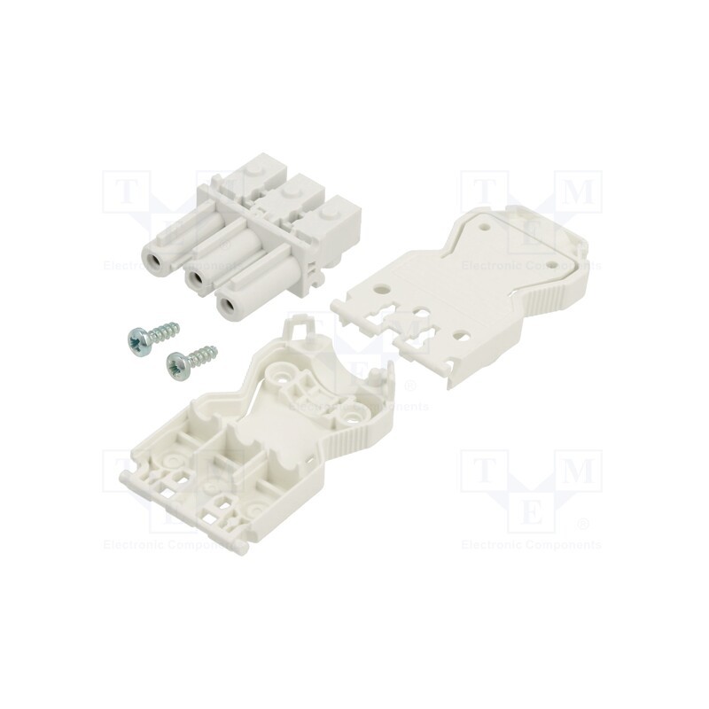 1 pcs x STEGO - 264091 - Female plug, 121/122, female, white