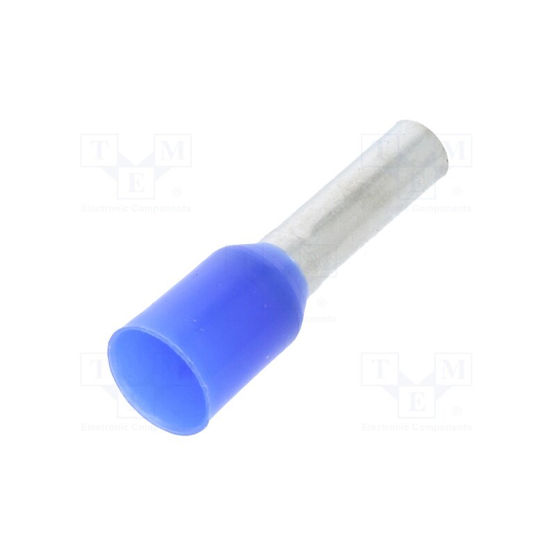 20 pcs x WEIDMu00dcLLER - 1333100000 H2,5/14S BL - Tip: bootlace ferrule, insulated, copper, 2.5mm2, 8mm, tinned, blue