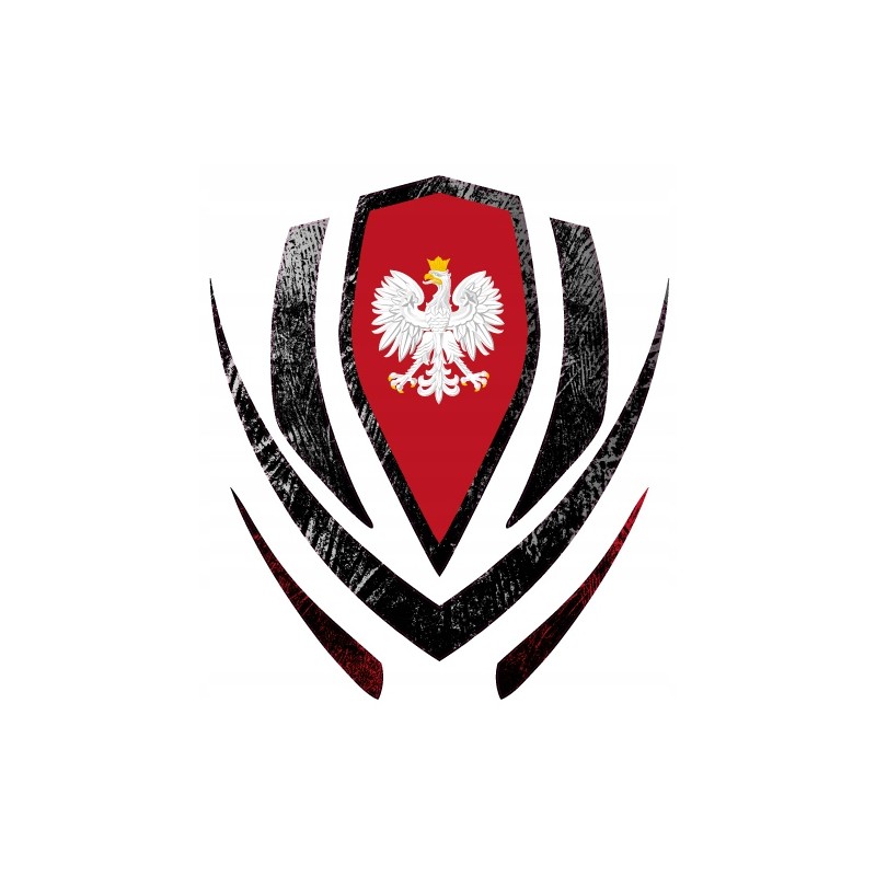 Tribal eagle sticker stylized graphics