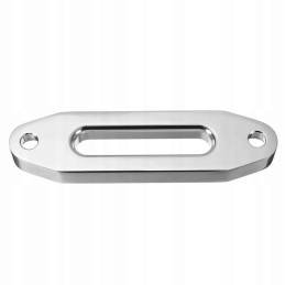 Slide guide for synthetic rope for winches