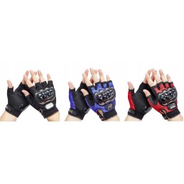 Motor quad pro biker gloves, short, fingerless